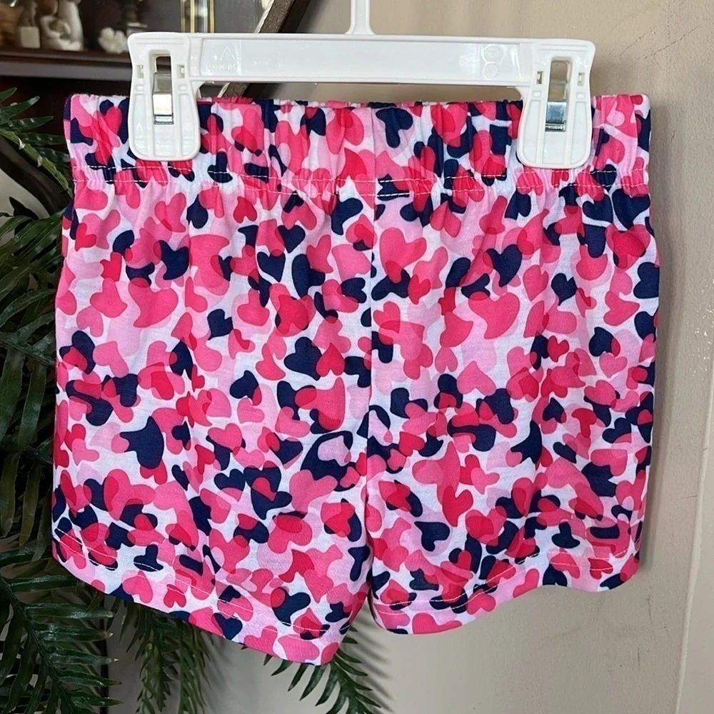 Brand New Calvin Klein Sleepwear Set Pink Hearts Dream Pajamas Tank & Shorts